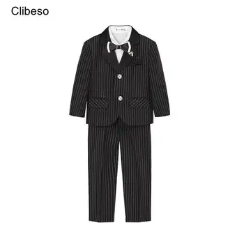2023 Clibeso ילד ילד חליפת חתונה סט אלגנטי בייבי בנים בגדים בני נוער לילה גראד תחפושות ילדים ג ' נטלמן מארח בגדים