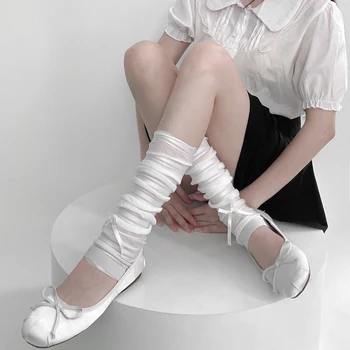 Fairycore מתוק מחממי רגליים לנשים בנות ה-ילדה 2000 אסתטי Bowknot אתחול גרביים היד שרוולים עבור מסיבת רחוב Harajuku