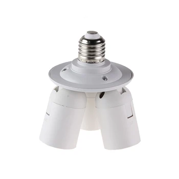 חדשות בסיס E27 מנורת הנורה מתאם בעל שקע מפצל Converte 3in1 /7in1