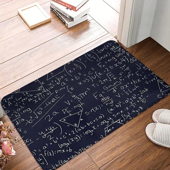 גיאומטריה דפוס החלקה לשטיח בסלון שטיח מתמטיקה משוואות במסדרון שטיח ברוכים הבאים השטיח בחדר השינה דקורטיביים
