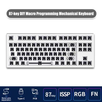 לתכנות RGB מכני מקלדת Flesports MK870 ניתן להחלפה חמה אביזר