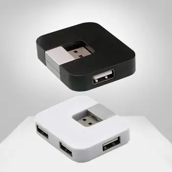 USB החדש, המסתובב 4 יציאות USD2.0 נתונים כבל מפצל Hub עם U דיסק עבור הרכב המחשב הנייד Xiaomi Mi5 Mi6 Huawei סמסונג