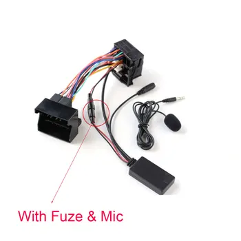 רכב Bluetooth 5.0 אודיו AUX כבל מתאם מודול 40Pin עם מיקרופון עבור BMW E60 E63 E64 E65 E66 E81 E82 E87 E90 E91 E92