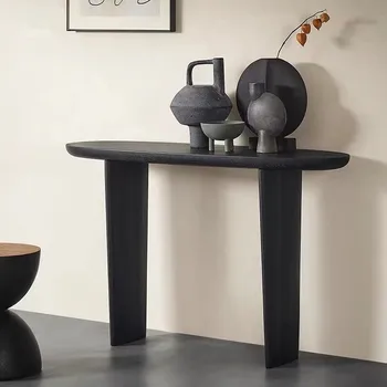 יוקרה, חדר שינה, שולחן צד מודרני מלאכה נורדי שחור מינימליסטי שולחן צד Sillas עיצוב פארא-Sala De Estar ריהוט הבית