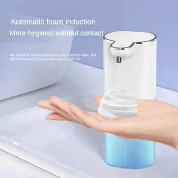 אינה תופסת מקום אוטומטי Soap Dispenser מוצרים ביתיים 287g סבון מיכל ללא מגע של סבון מיכל קיבולת גבוהה