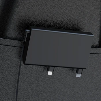 רב תכליתיים הרכב מושב אחורי מטען USB כפול הרכבל מטען USB נשלף 8 פינים מסוג-C 15W עבור iPhone 14 13 Xiaomi