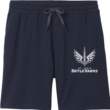 סנט לואיס Battlehawks האקסטרים פוטבול שחור מכנסיים קצרים מ-פנאי איכות מעולה גברים מכנסיים קצרים