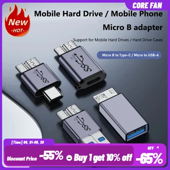 USB A/C מיקרו ב ' 3.0 HDD מתאם הכונן הקשיח במקרה 10Gbps סופר מהירות סנכרון נתונים Converte המחשב לאחסון אביזרים