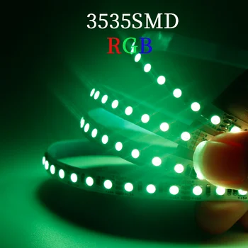 3535 RGB צבעונית בצבע רצועת אור בהירות גבוהה Led גמיש אורות 120Leds/m 8 מ 