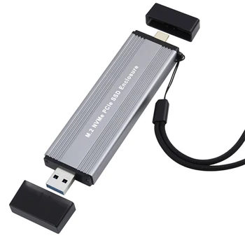 NVME SSD מארז אלומיניום SSD במקרה מסוג-C 3.1 Gen2 על 2230 2242 2260 Dropship
