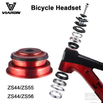 VIARON Threadless אופניים אוזניות 4455ST/4456ST CNC 1 1/8