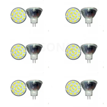 6PCS מיני הוביל Dimmable MR11 קלח 3W 5W 7W 35 מ 