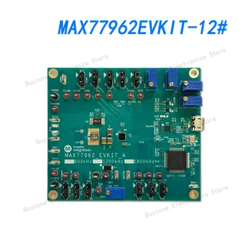 MAX77962EVKIT-12# לוח ההערכה, MAX77962EWJ06+, ניהול צריכת חשמל-סוללה, USB C buck-boost תשלום