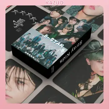 קזואו 55 יח ' תועה ילדים 5 כוכבים אלבום Lomo כרטיס Kpop Photocards סדרת גלויות