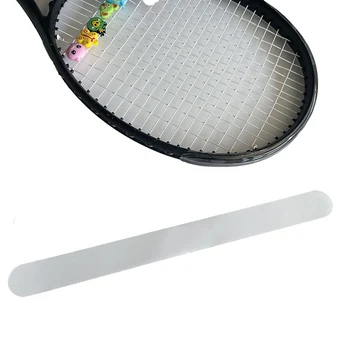 הרעש מדבקת ראש המחבט ההנעה הקלטת הגנה הקלטת חומר TPU שקוף באיכות גבוהה עבור מחבט טניס