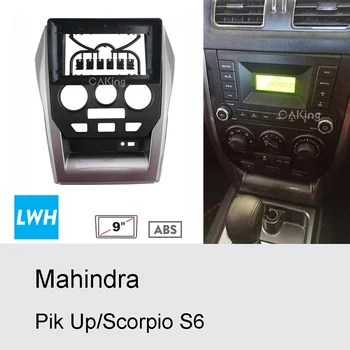 9 inch רכב Fascia רדיו לוח Mahindra פיק אפ S6 2018+ דאש ערכת להתקין Facia מסוף לוח מתאם ה GPS-צלחת לקצץ כיסוי
